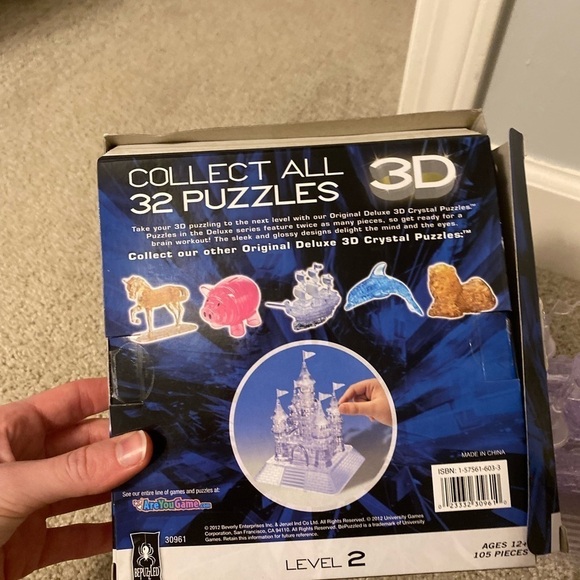 Deluxe Crystal Castle Puzzle Original - Picture 4 of 14